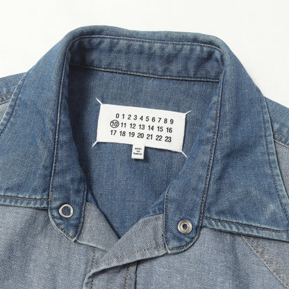 インサイドアウト ウエスタン デニムシャツ(INSIDE OUT DENIM SHIRT)