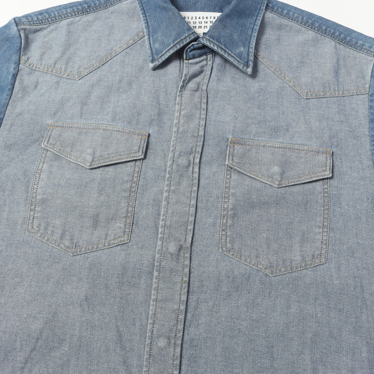 インサイドアウト ウエスタン デニムシャツ(INSIDE OUT DENIM SHIRT)