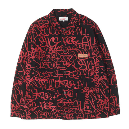 ×COMME des GARCONS SHIRTS グラフィック柄 チョアコート / カバーオール(Printed Canvas Chore Coat)