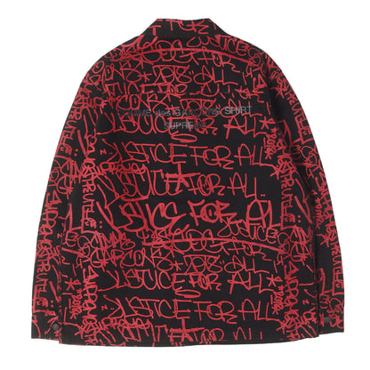 ×COMME des GARCONS SHIRTS グラフィック柄 チョアコート / カバーオール(Printed Canvas Chore Coat)