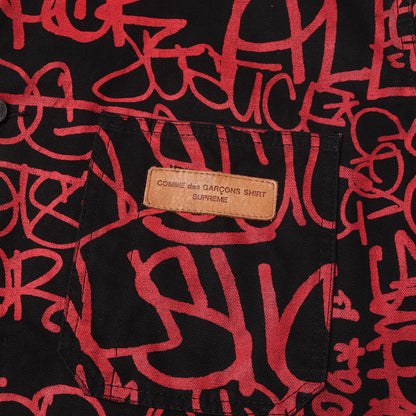 ×COMME des GARCONS SHIRTS グラフィック柄 チョアコート / カバーオール(Printed Canvas Chore Coat)