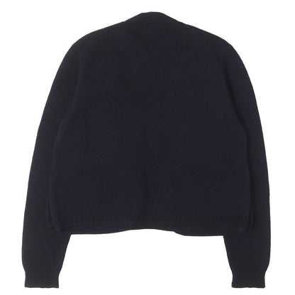 24SS マルチカーゴポケット ミリタリー ウールニット セーター (Shetland wool crew-neck sweater)