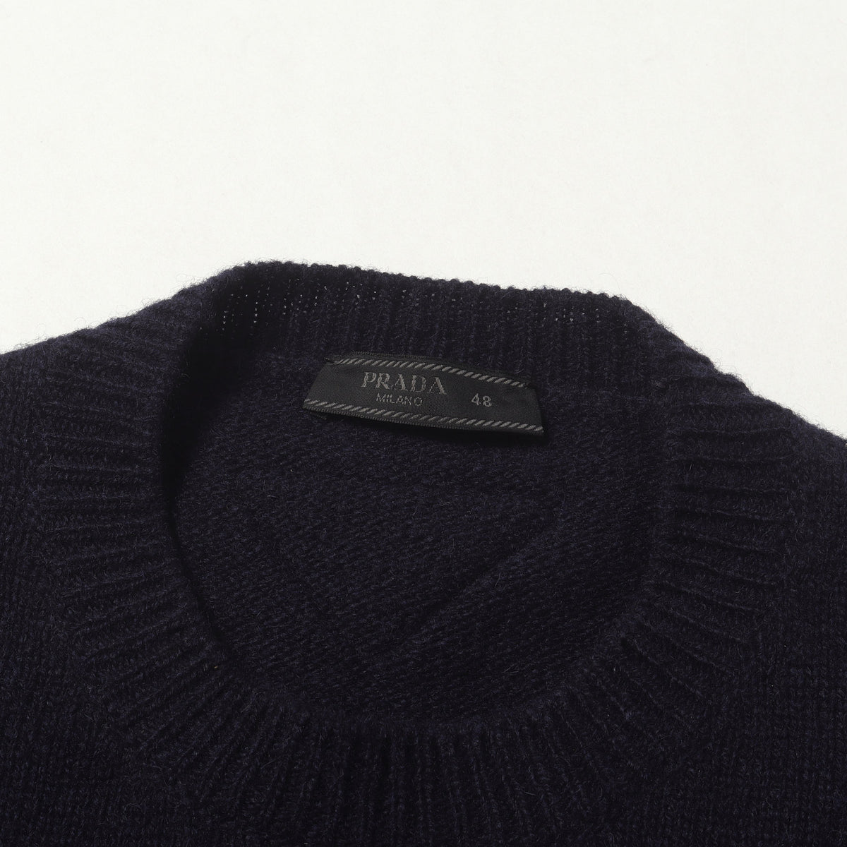 24SS マルチカーゴポケット ミリタリー ウールニット セーター (Shetland wool crew-neck sweater)