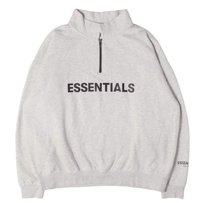 FOG ESSENTIALS オーバーサイズ ハーフジップ スウェット