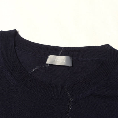 [近年モデル] ×Daniel Arsham クラック加工 パイルロゴ ウール/シルク ロング ニット 023M654AT090