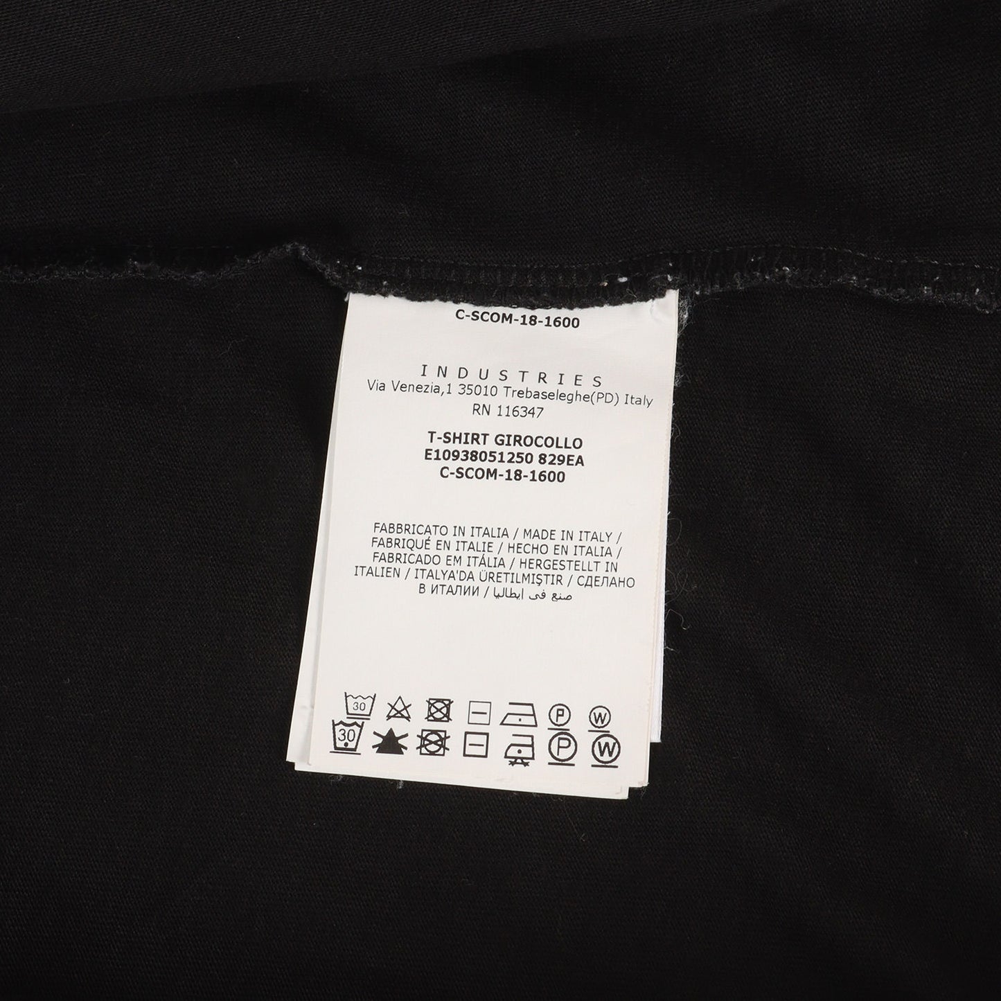 ビーズロゴ クルーネック Tシャツ (T-SHIRT GIROCOLLO)