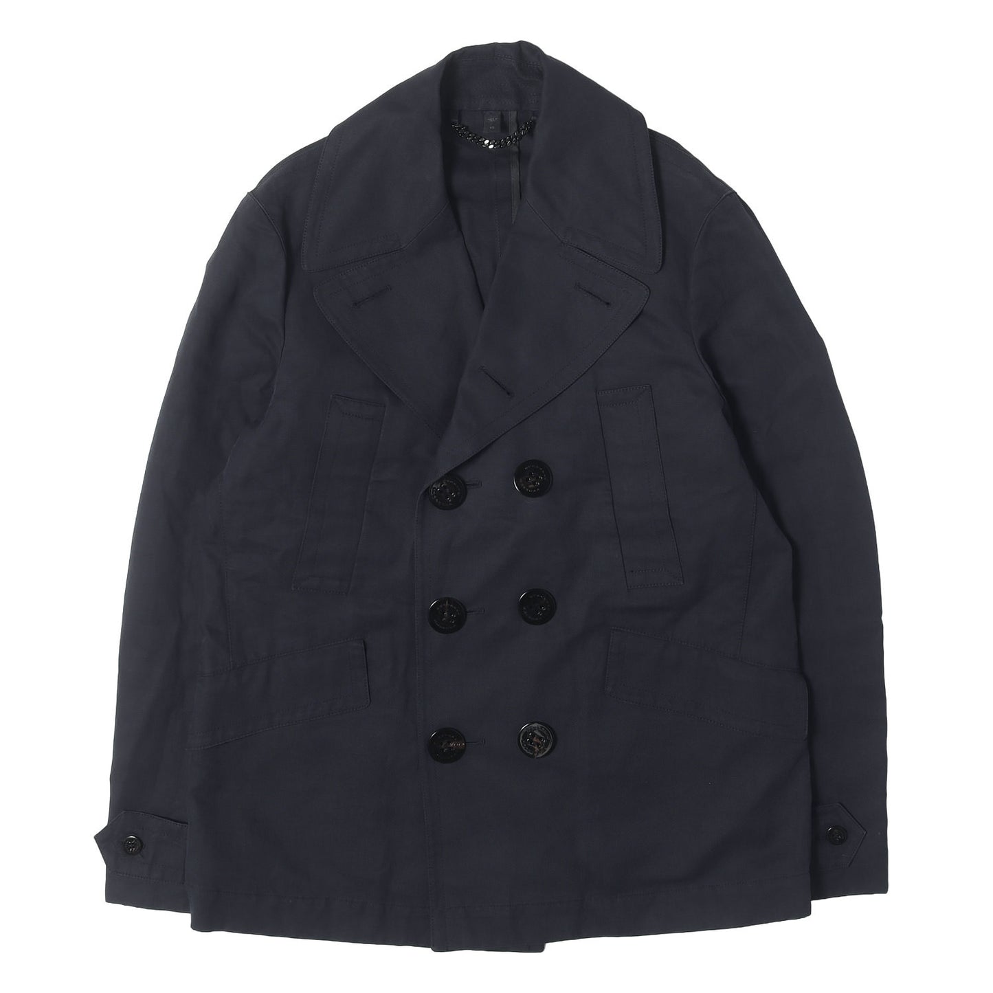 コットン/リネン キャンバス Pコート Burberry Prorsum