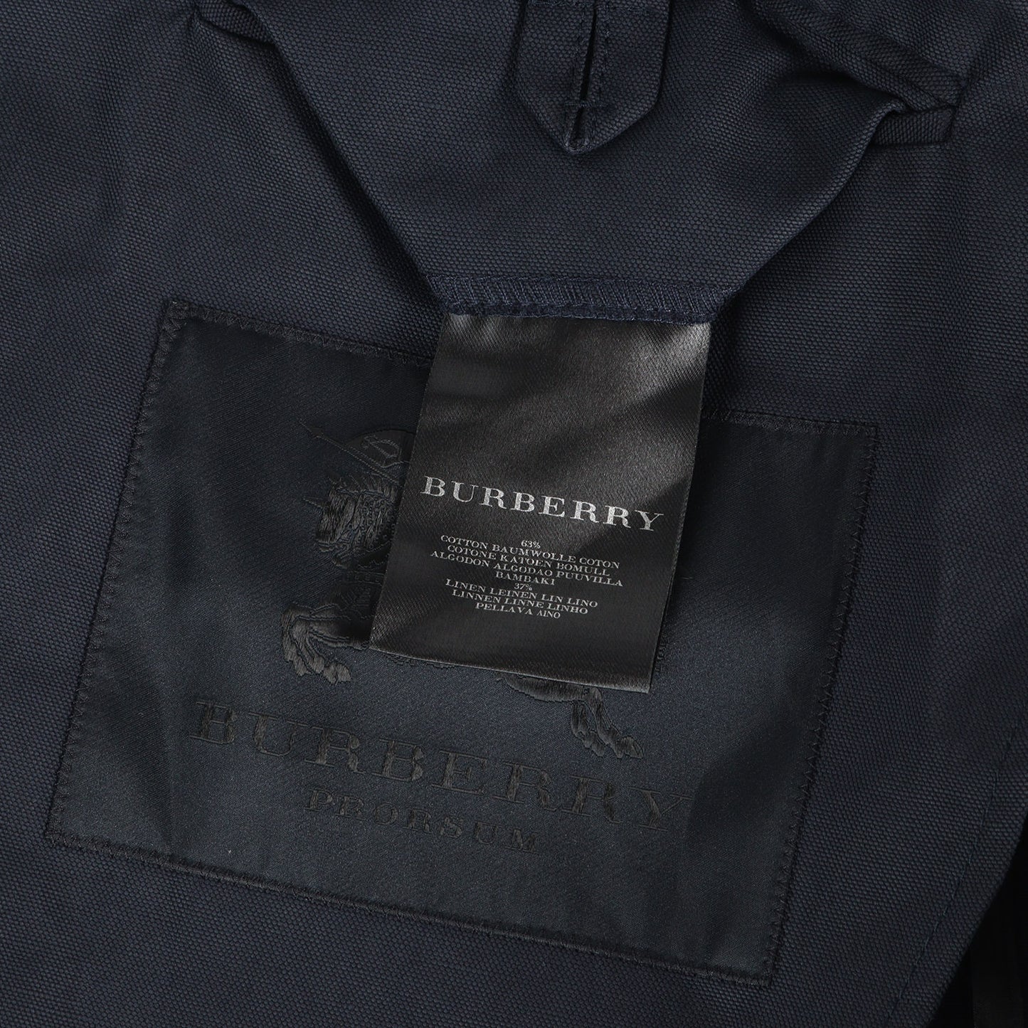 コットン/リネン キャンバス Pコート Burberry Prorsum