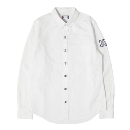 ロゴパッチ付き オックスフォードコットン スナップボタン BD シャツ (CAMICIA)
