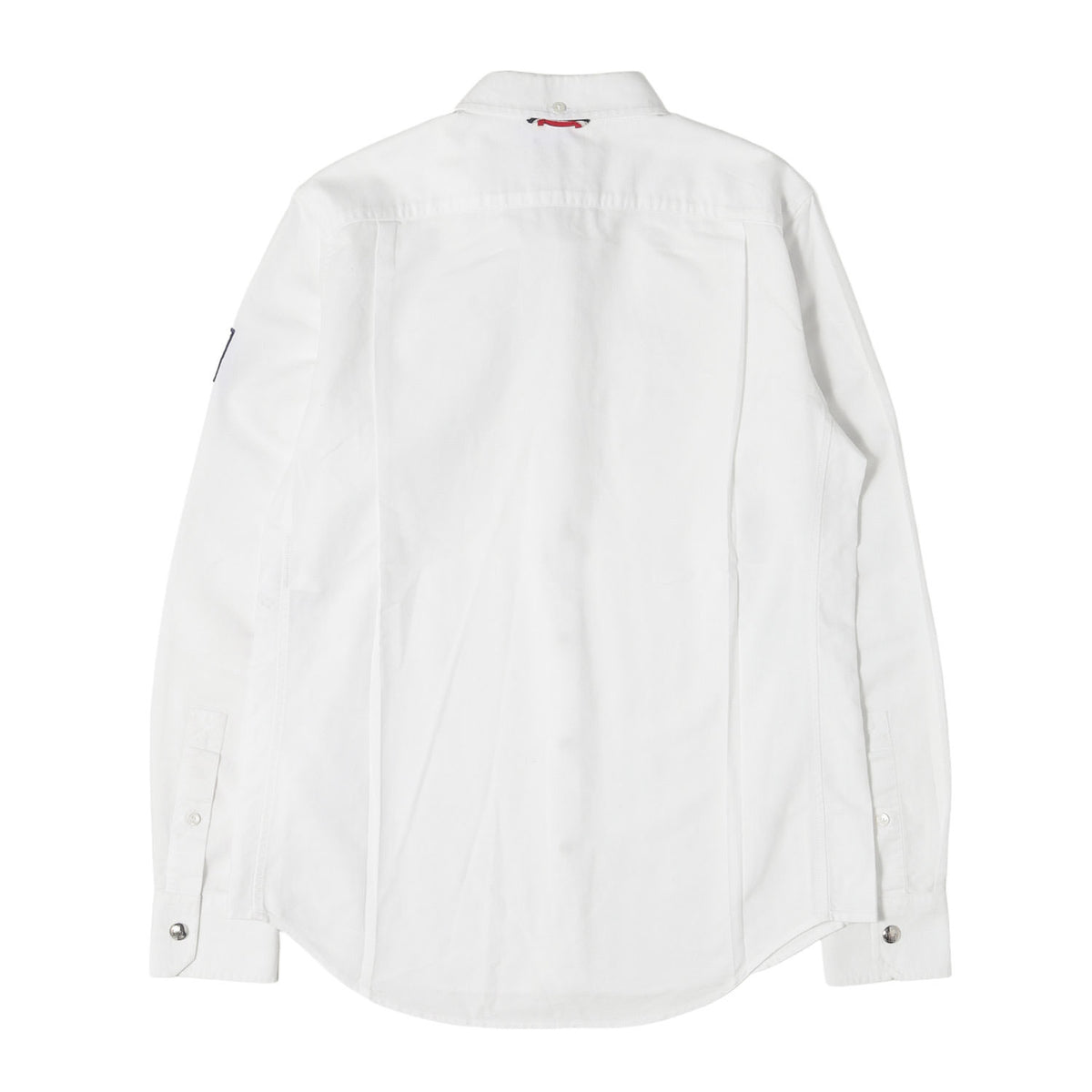 ロゴパッチ付き オックスフォードコットン スナップボタン BD シャツ (CAMICIA)