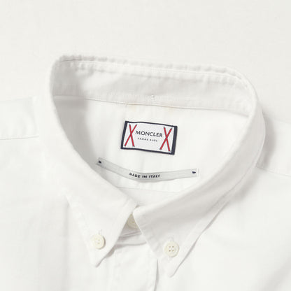 ロゴパッチ付き オックスフォードコットン スナップボタン BD シャツ (CAMICIA)