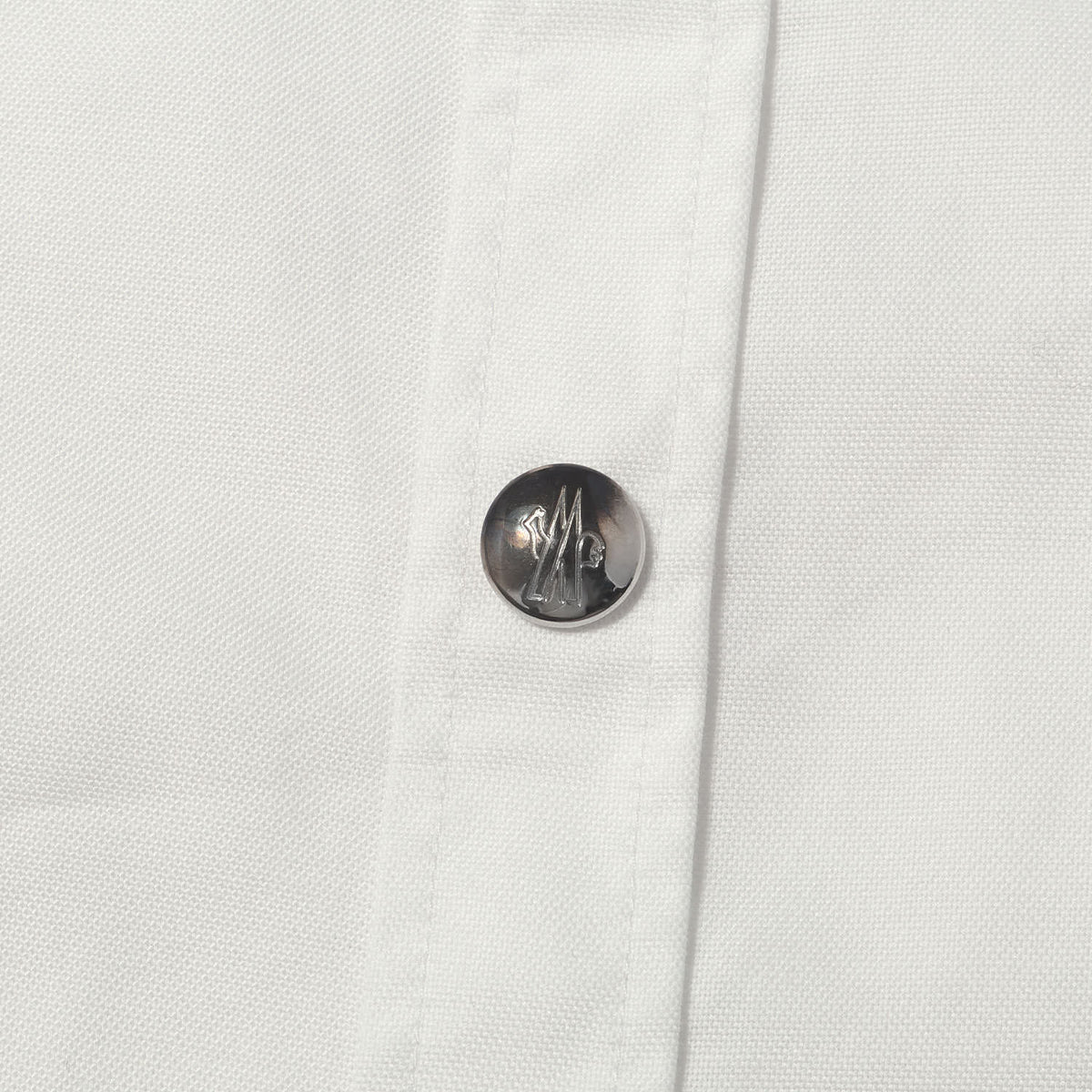 ロゴパッチ付き オックスフォードコットン スナップボタン BD シャツ (CAMICIA)