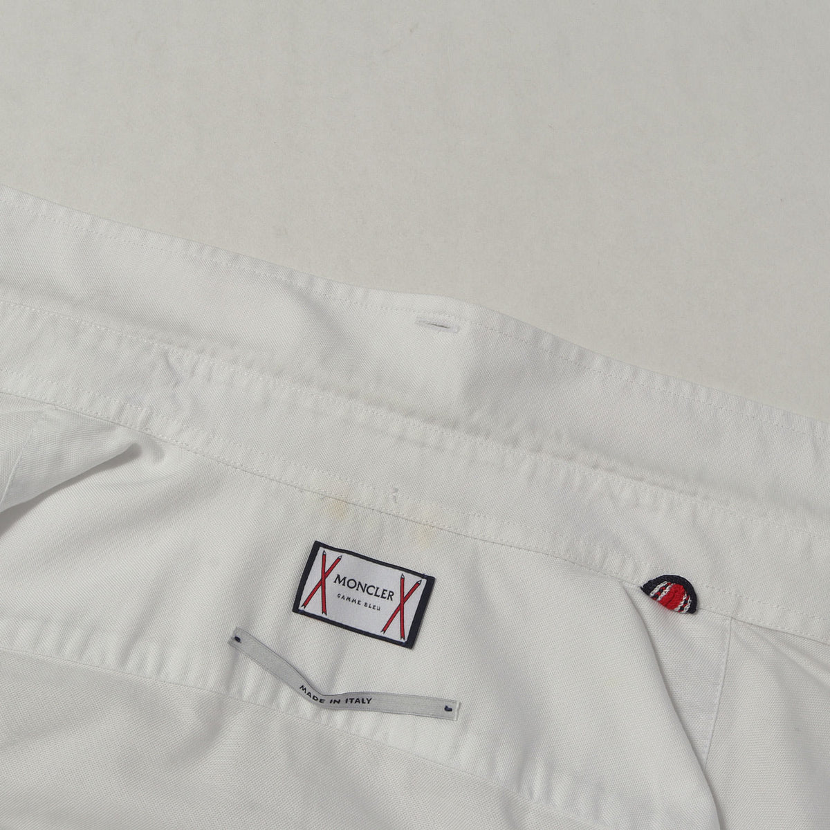 ロゴパッチ付き オックスフォードコットン スナップボタン BD シャツ (CAMICIA)