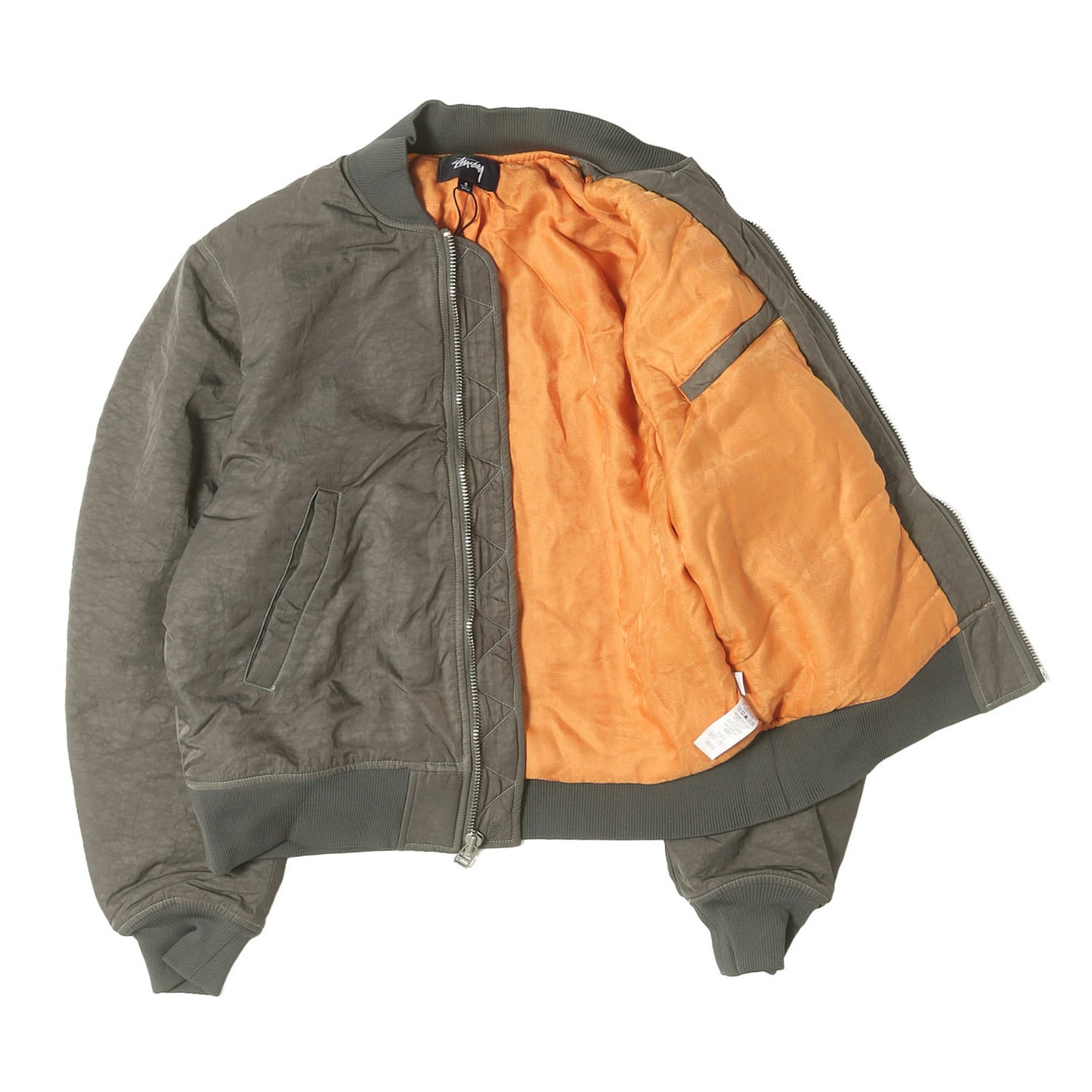23SS バイオウオッシュ加工 ナイロン MA-1 ボンバージャケット(Dyed Nylon Bomber)