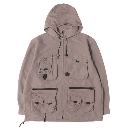 90s OLD STUSSY ナイロン フィッシングジャケット(USA製 / デッドストック)
