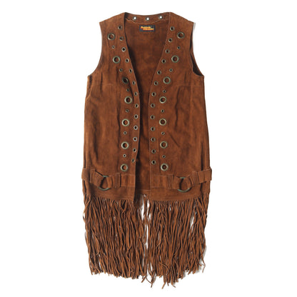 90s スウェード フリンジ ベスト