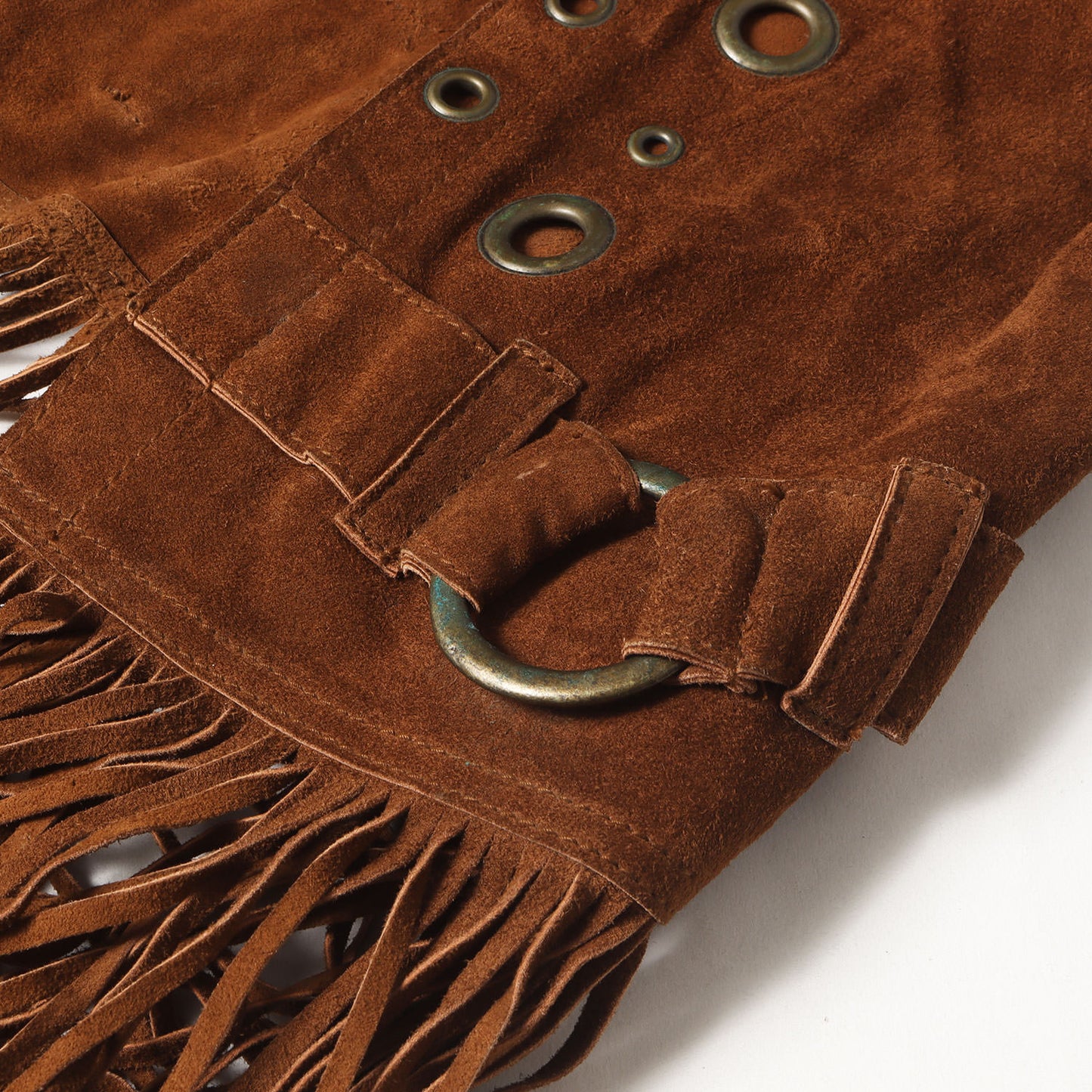 90s スウェード フリンジ ベスト