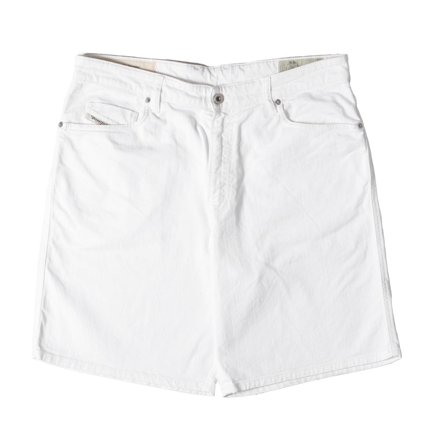 ストレッチ ホワイト デニムショーツ