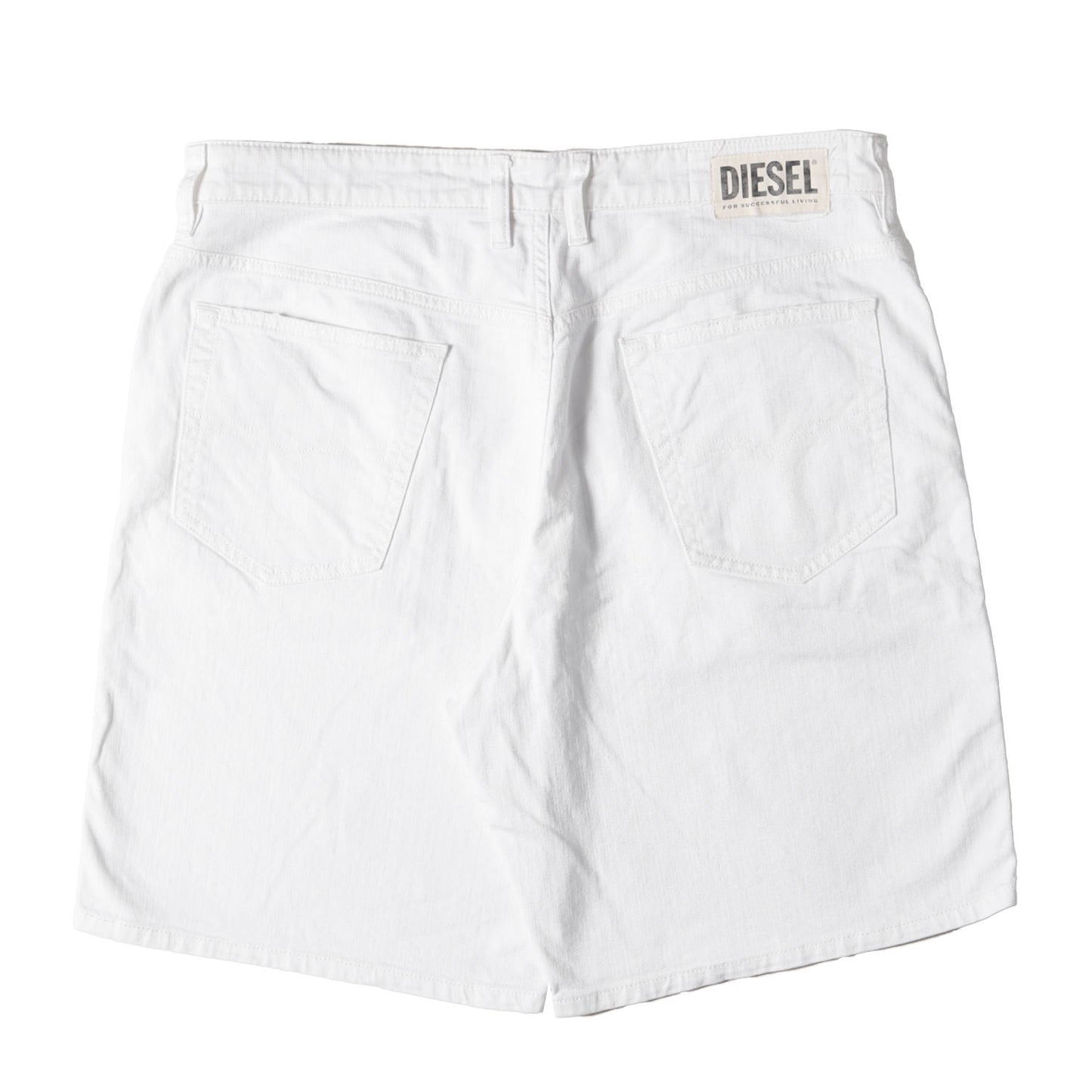 ストレッチ ホワイト デニムショーツ