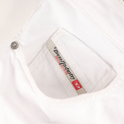 ストレッチ ホワイト デニムショーツ