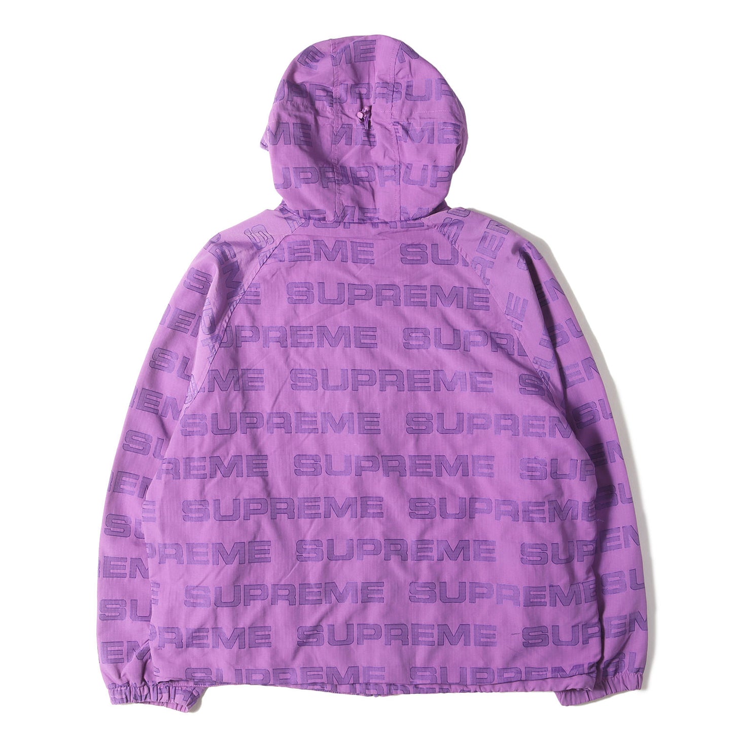 21AW ブランドロゴ柄 リップストップ フーデッド トラックジャケット(Logo Ripstop Hooded Track Jacket)