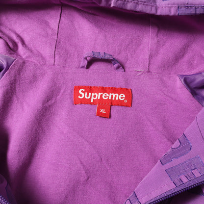 21AW ブランドロゴ柄 リップストップ フーデッド トラックジャケット(Logo Ripstop Hooded Track Jacket)