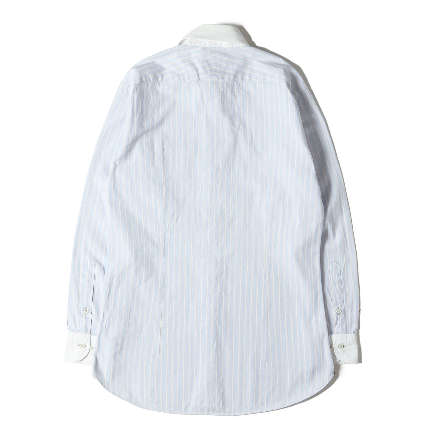 ストライプ オックスフォード クレリックシャツ