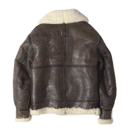 [希少 USA製] 00s AVIREX LTD B-3 シープムートン フライトジャケット