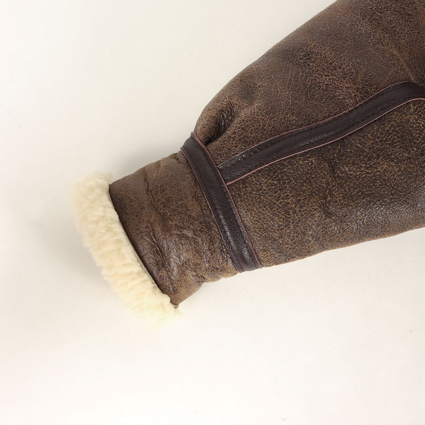 [希少 USA製] 00s AVIREX LTD B-3 シープムートン フライトジャケット