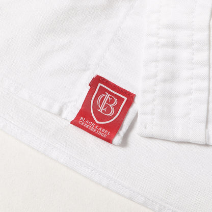 ワンポイント刺繍 オックスフォード ボタンダウンシャツ