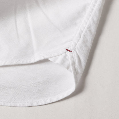 ワンポイント刺繍 オックスフォード ボタンダウンシャツ