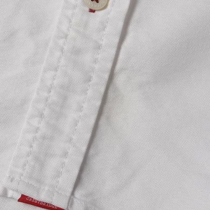 ワンポイント刺繍 オックスフォード ボタンダウンシャツ