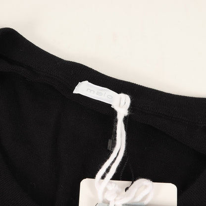 ハイゲージ コットンニット クルーネック カーディガン