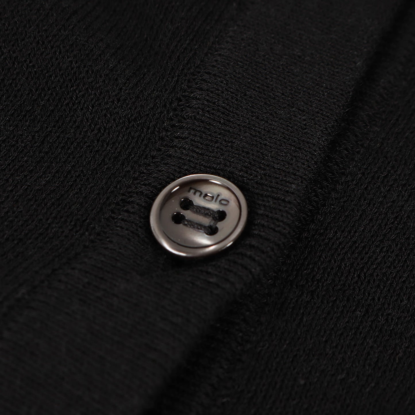 ハイゲージ コットンニット クルーネック カーディガン