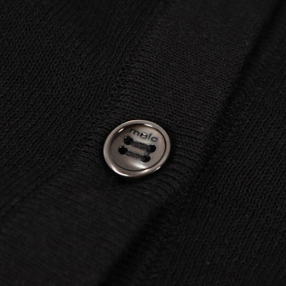 ハイゲージ コットンニット クルーネック カーディガン