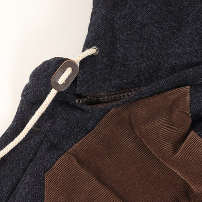 コーデュロイヨーク ツイード ダウンベスト