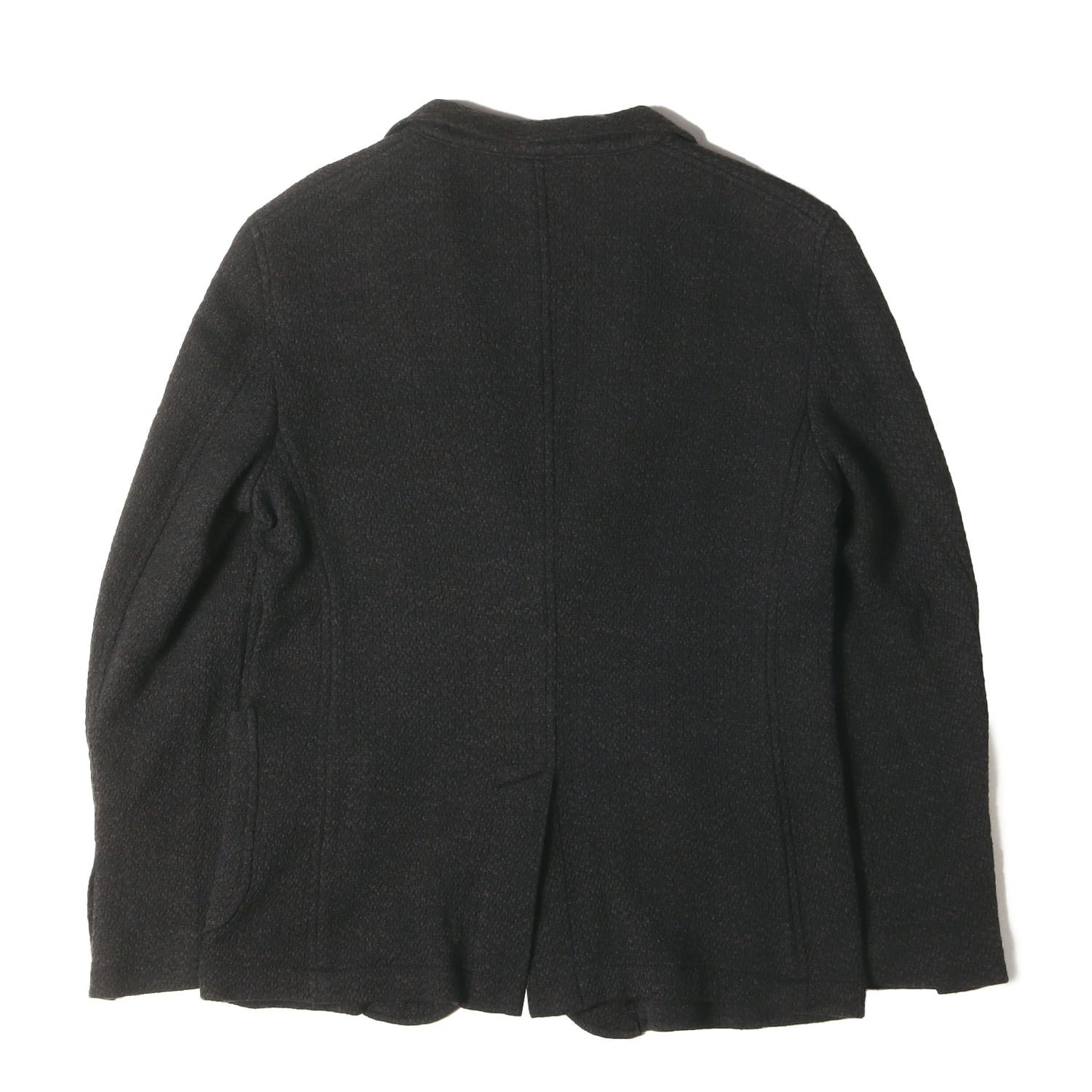 ジャガードニット 2つボタン テーラードジャケット