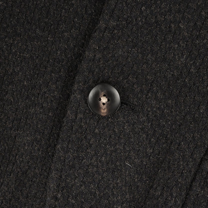 ジャガードニット 2つボタン テーラードジャケット