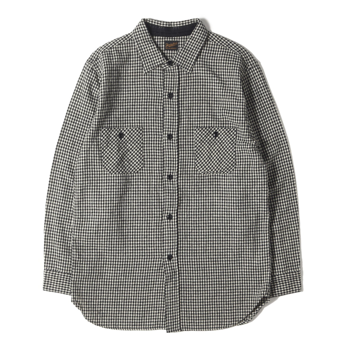 千鳥格子 ウール ワークシャツ(T-HOUND SHIRT)