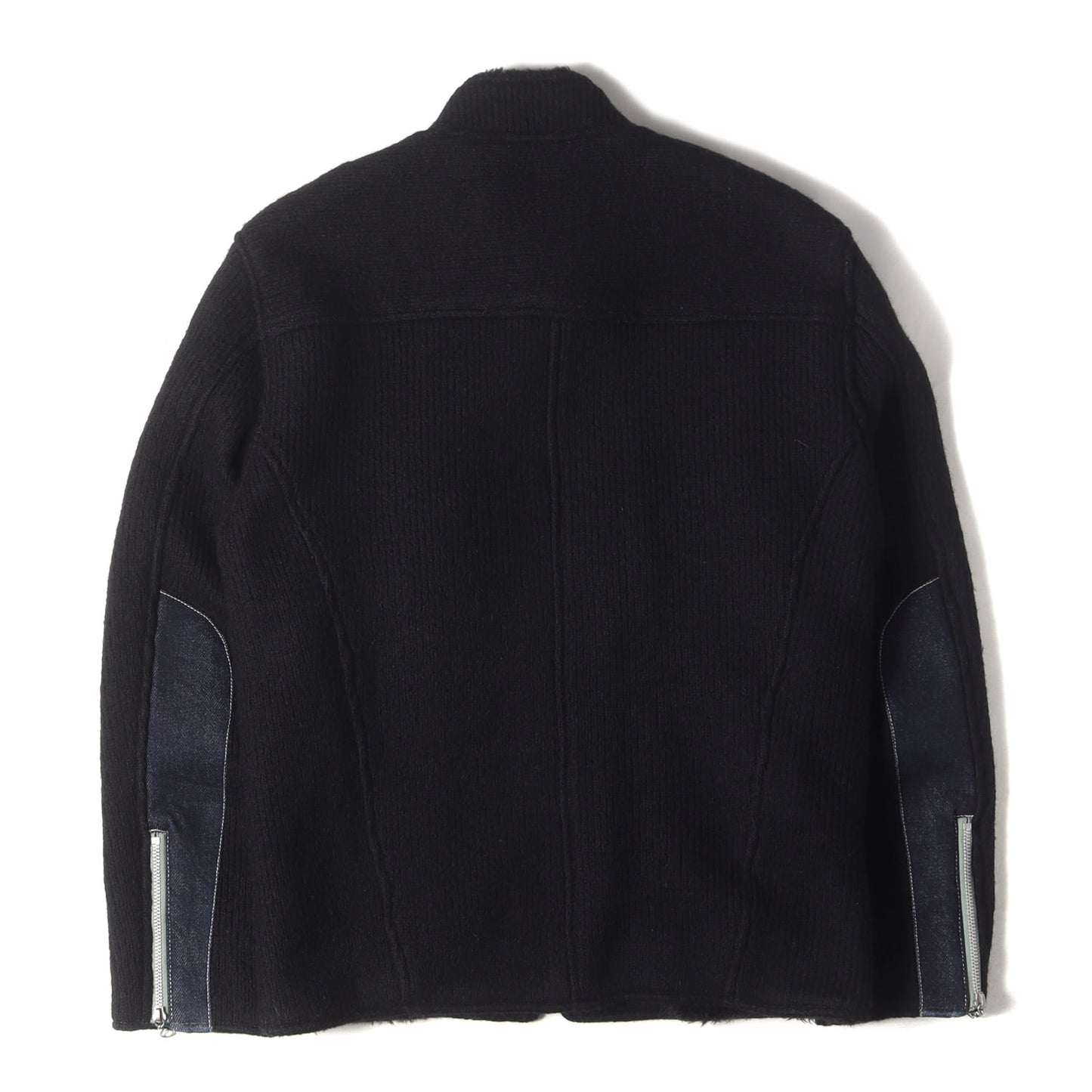 ハードウール シングル ライダースジャケット