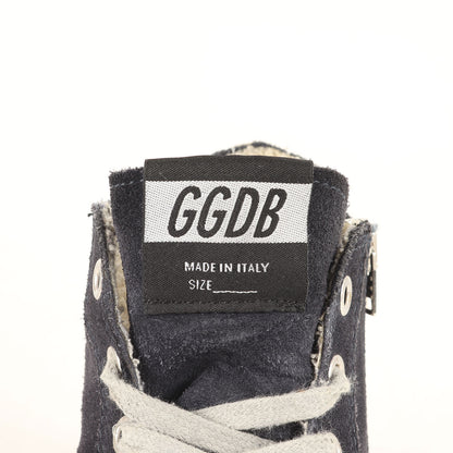 汚し加工 サウドジップ スウェード ハイカットスニーカー (FRANCY)