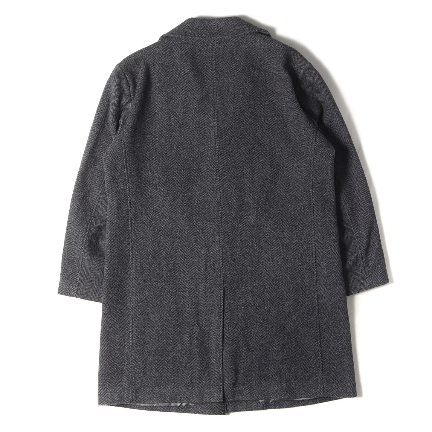 Papas＋ ×Ermenegildo Zegna ウール/アルパカ/カシミヤ チェスターコート