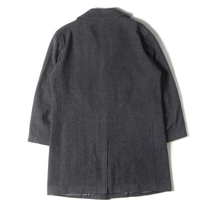 Papas＋ ×Ermenegildo Zegna ウール/アルパカ/カシミヤ チェスターコート