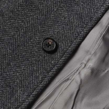 Papas＋ ×Ermenegildo Zegna ウール/アルパカ/カシミヤ チェスターコート