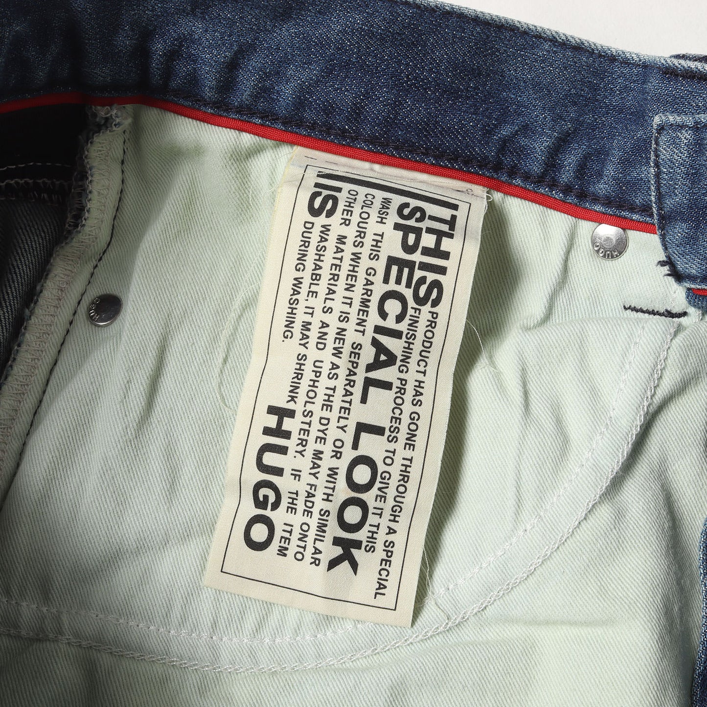 ヴィンテージ加工 ストレッチ スキニー バイカー デニムパンツ