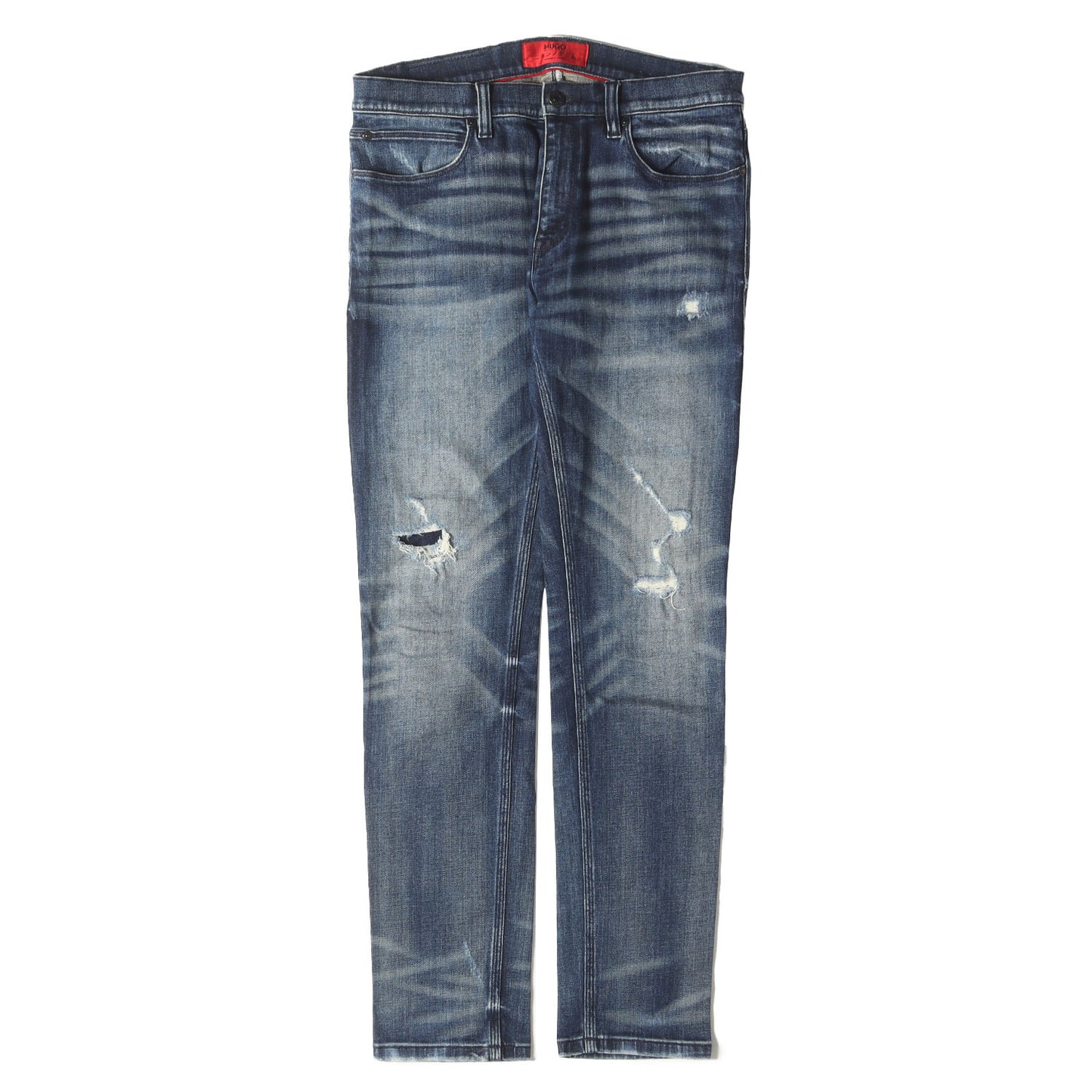 ニホンノデニム ダメージ加工 ストレッチ スキニー デニムパンツ