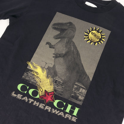 恐竜グラフィック ロングスリーブ Tシャツ