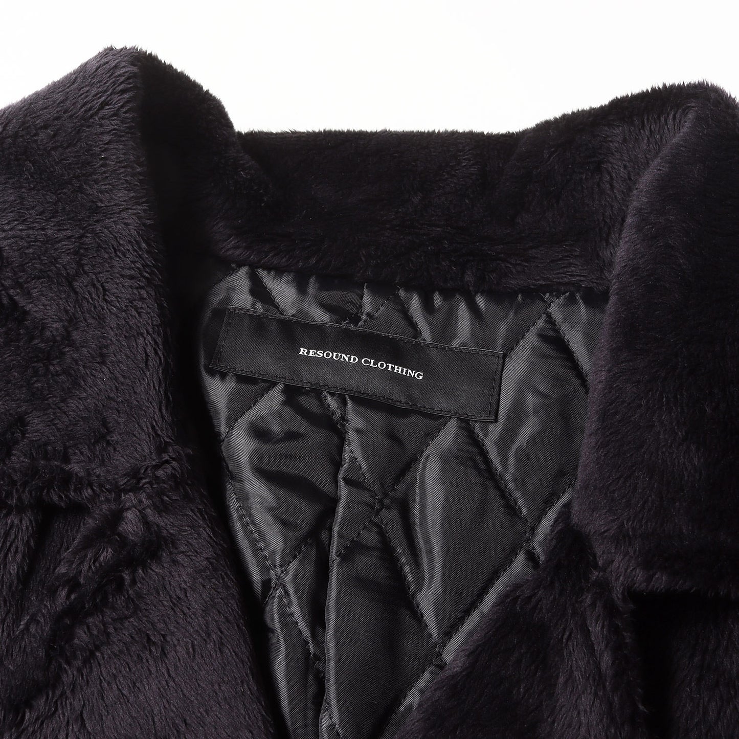 フェイクファー オーバーサイズ ダブル ライダースジャケット