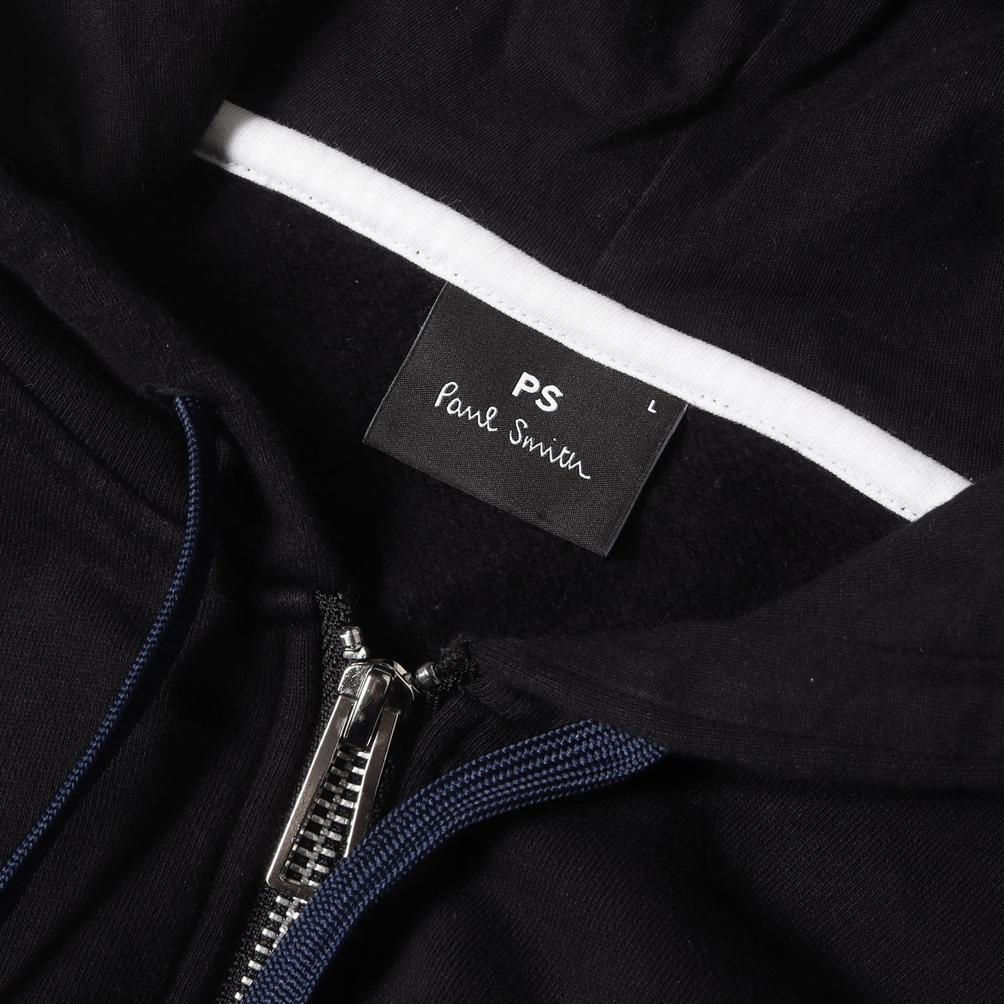 フロッキープリント ジップ スウェットパーカー