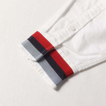 袖ライン オックスフォード ボタンダウンシャツ